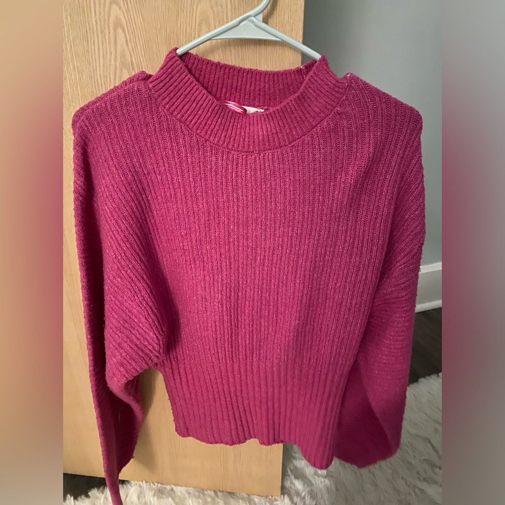 Pink cozy sweater